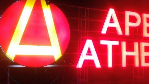 Apex Athena LED acrylic hoarding