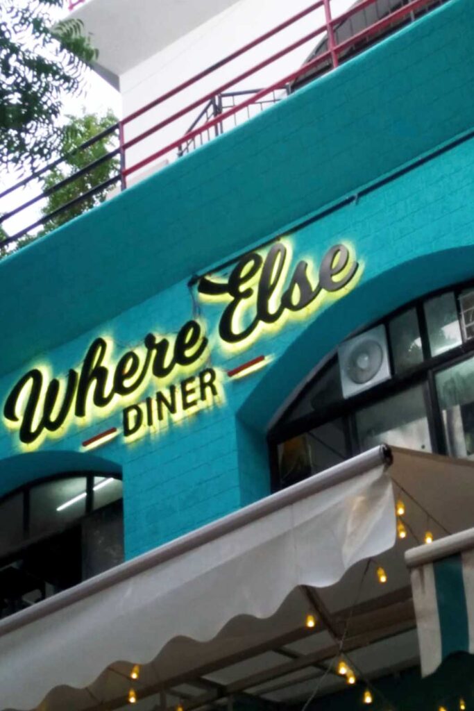 premium shop signs with 3D letters laser cut from acrylic and lit with LEDs mounted on aluminium composite panel - ACP