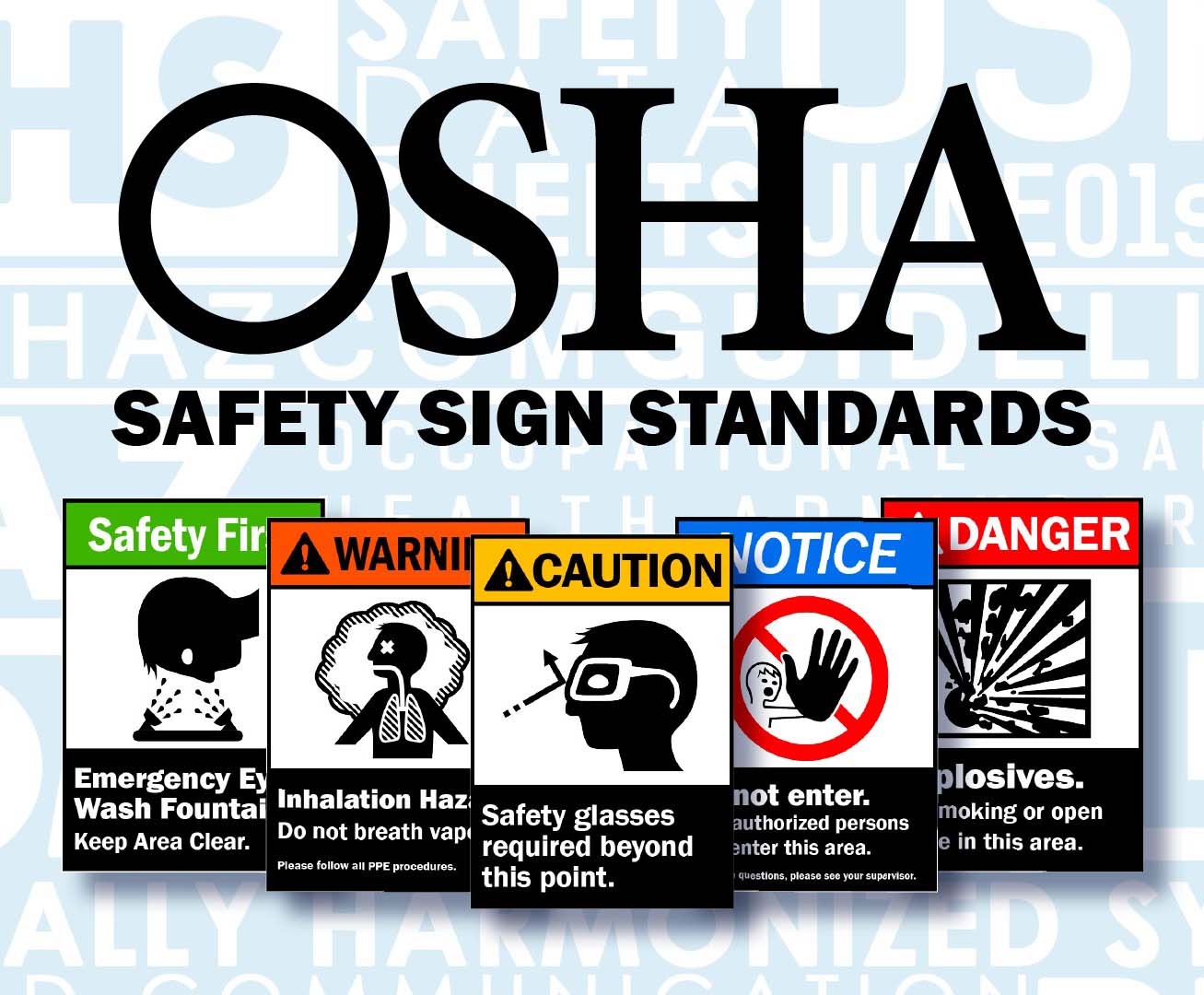 OSHA safety signage categories