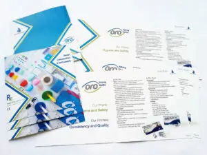 brochure printing showing inner and outer pages