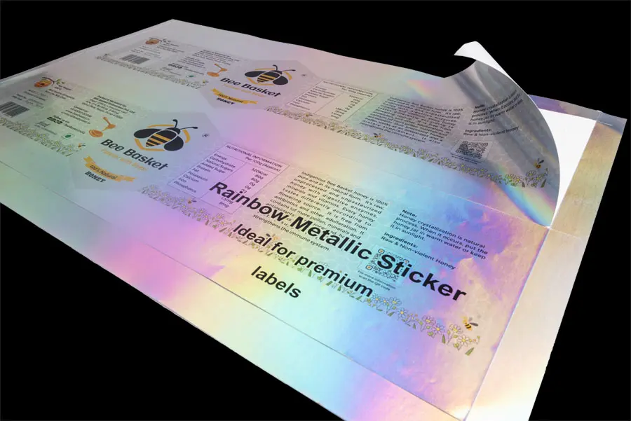 A4/A3+ self-adhesive printing paper laser label sticker PVC transparent  waterproof 100 pieces