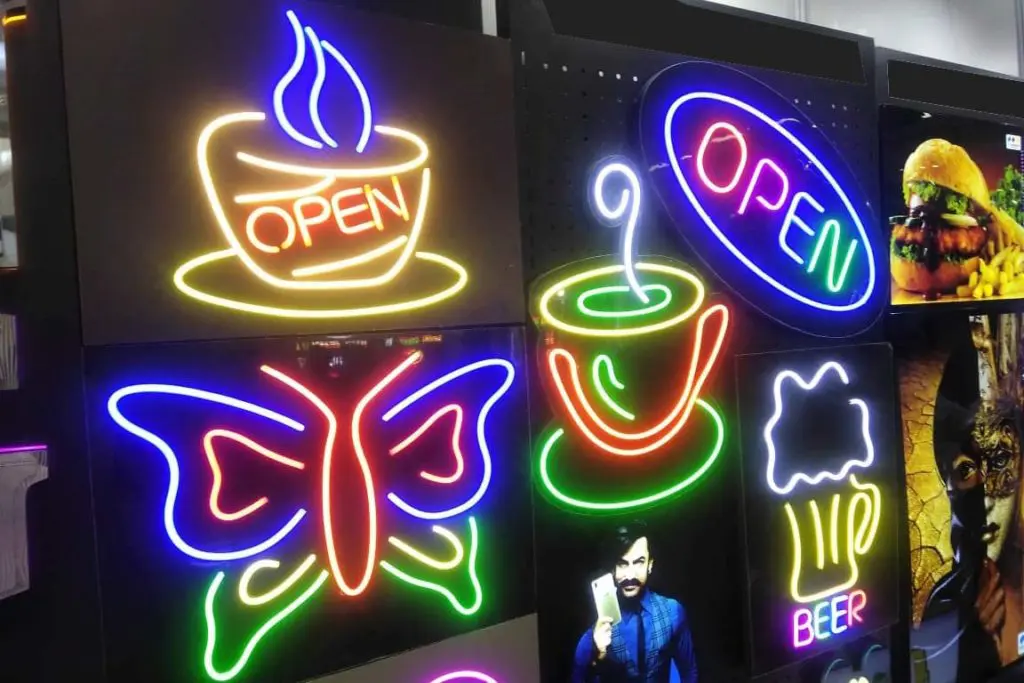 3D Acrylic Glow Sign Boards. 10 types of Premium Store / Shop Boards