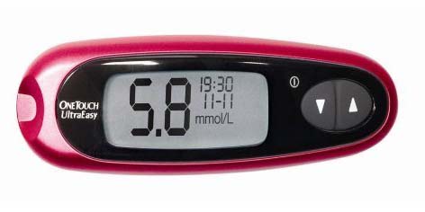ultra easy blood glucose meter from Johnson and Johnson
