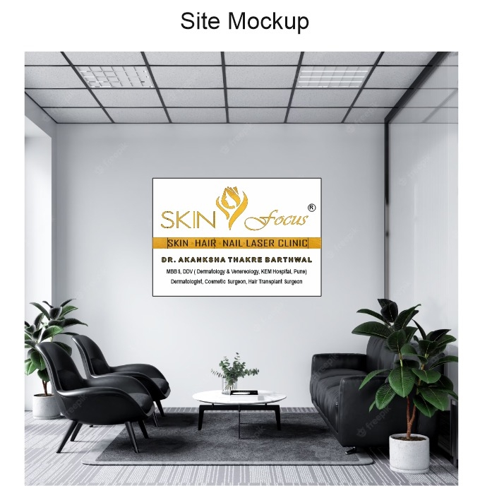 Page five of an acrylic logo board proposal that shows how the board will look once it is finally installed in your premises