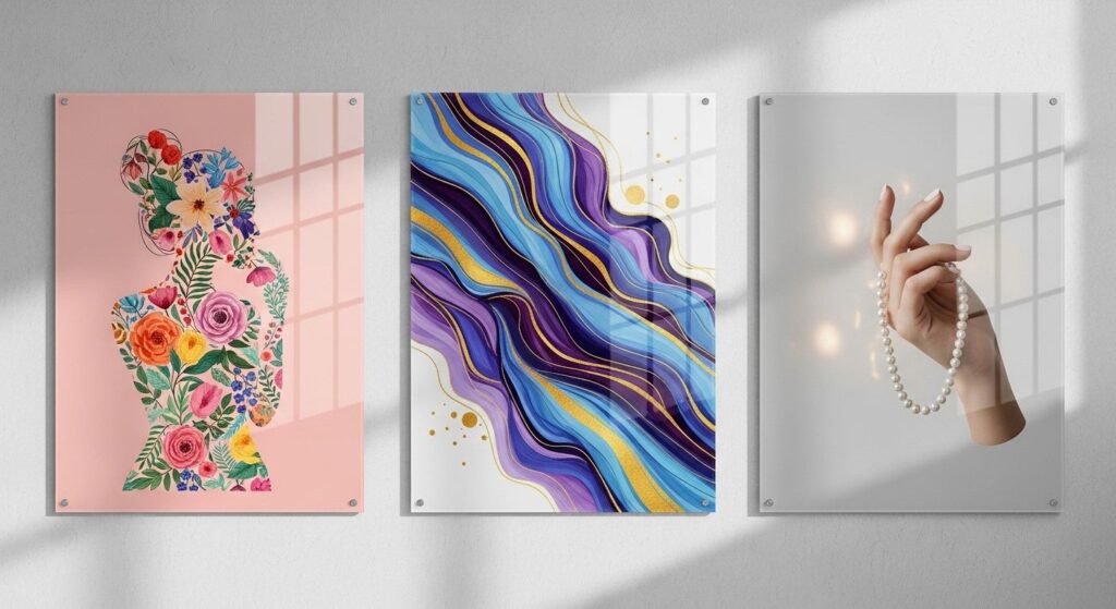 Reverse acrylic photo frames are extremely pleasing to look at and will add an aesthetic appearance to the interiors of your home or office