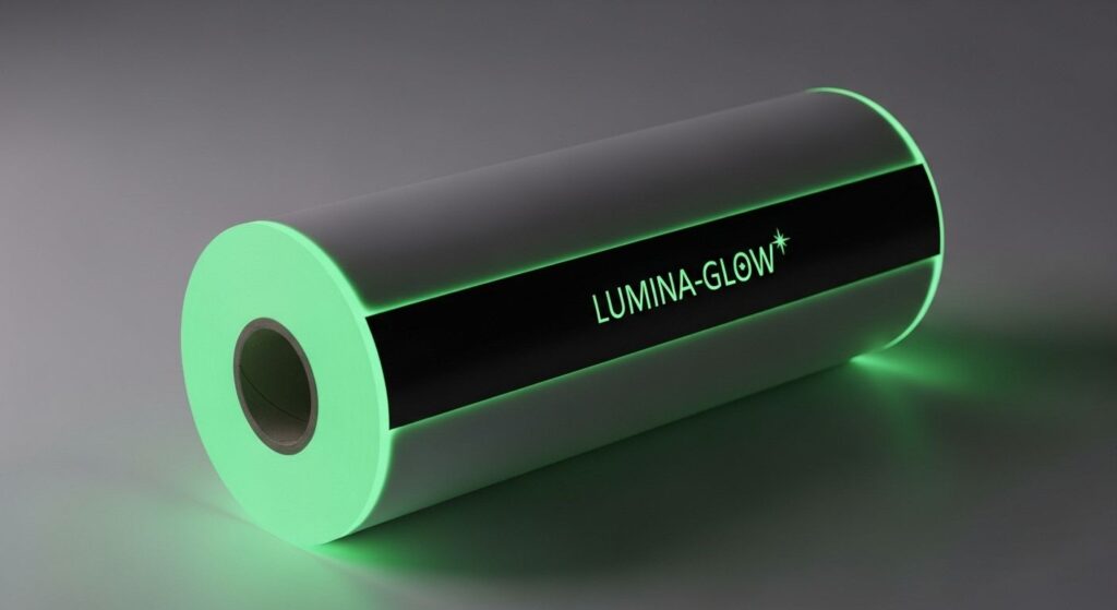 a very high quality branded roll of night glow media