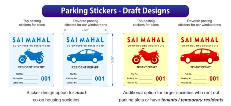 Vehicle Parking Stickers – Orchid Digitals