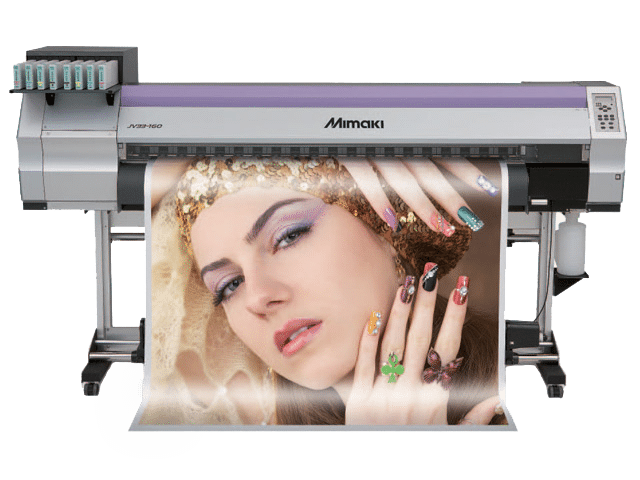 Wide-format inkjet printer reproducing a large-sized photo