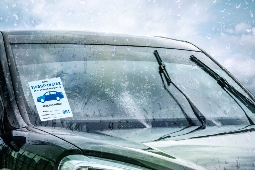 Society Parking Stickers for Vehicle Identification & Security