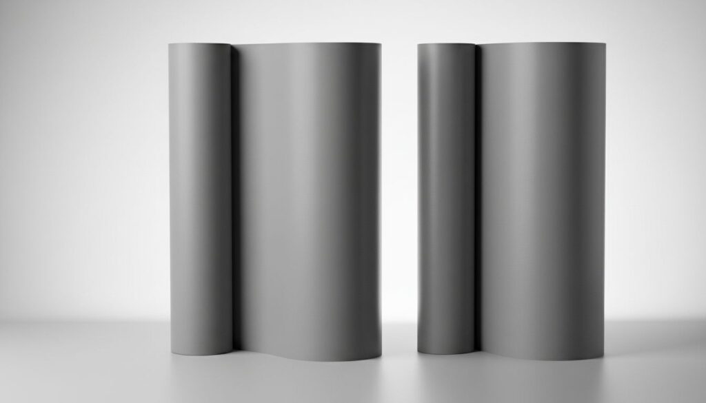 grey back photo poster media is thick yet flexible and does not develop wrinkles or creases