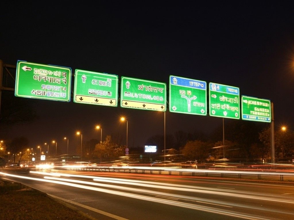 No more worries about signboards fading into the background after sunset or during foggy weather.