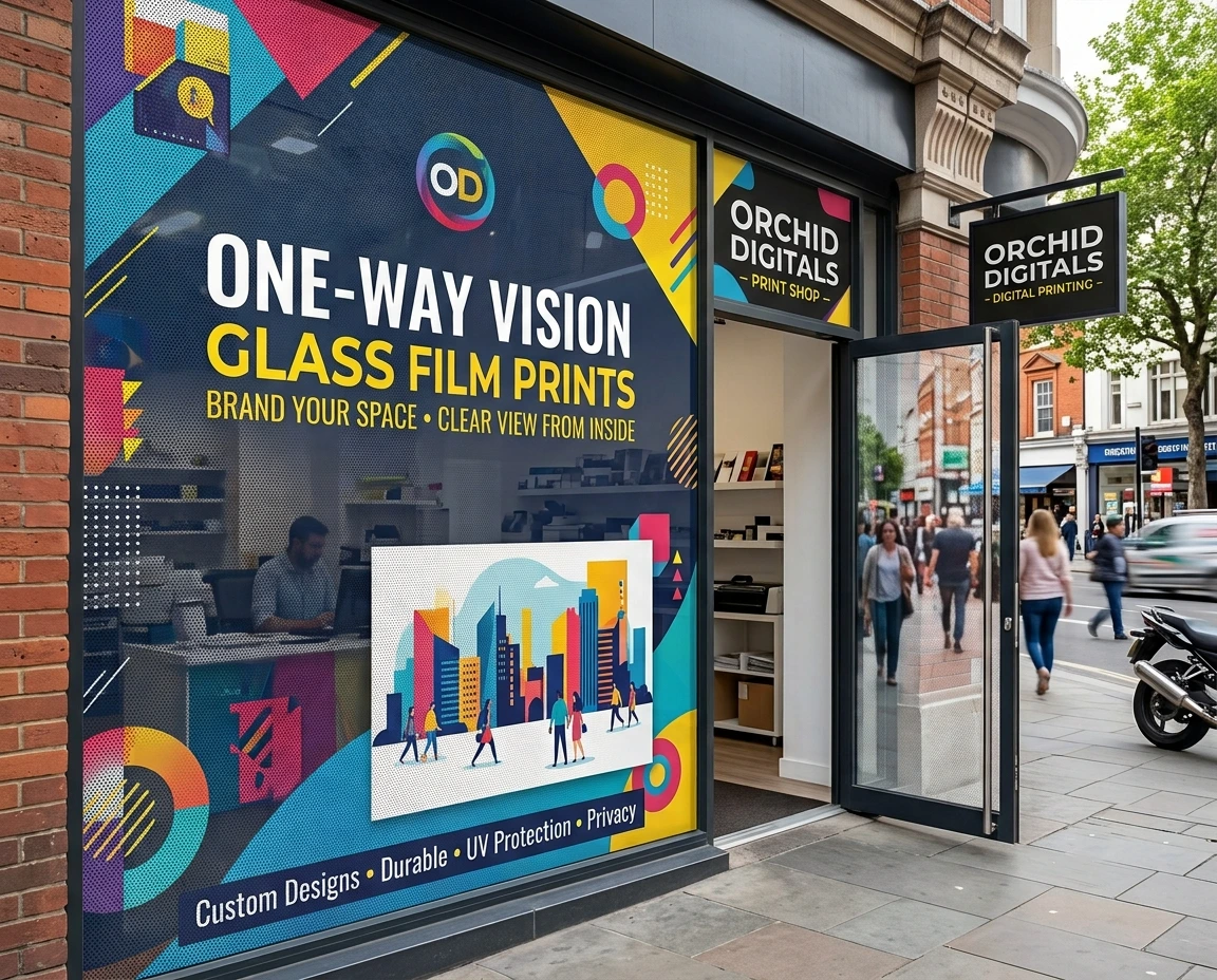 One-Way Vision Glass Film Prints