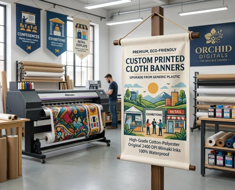 Cloth Banners | Slightly Coarse | Cotton Polyester Blended Fabric