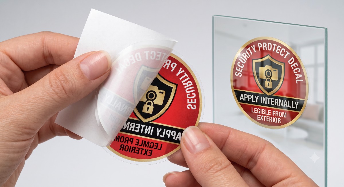 Reverse Pastable Stickers