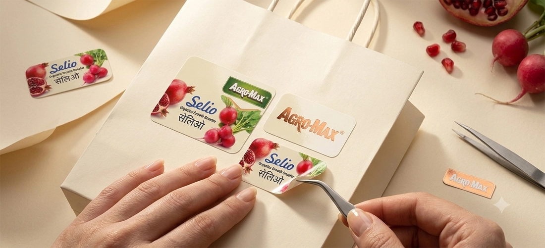 Paper Stickers Glossy Mirrorcote Finish