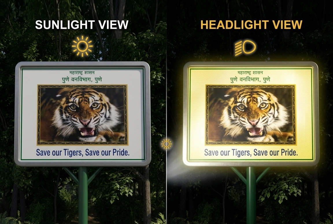 Prismatic Night Reflective Vinyl Prints