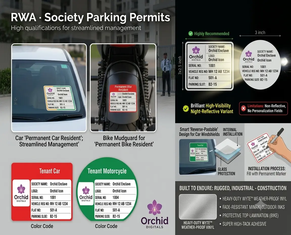 Parking Sticker Permits For Vehicles